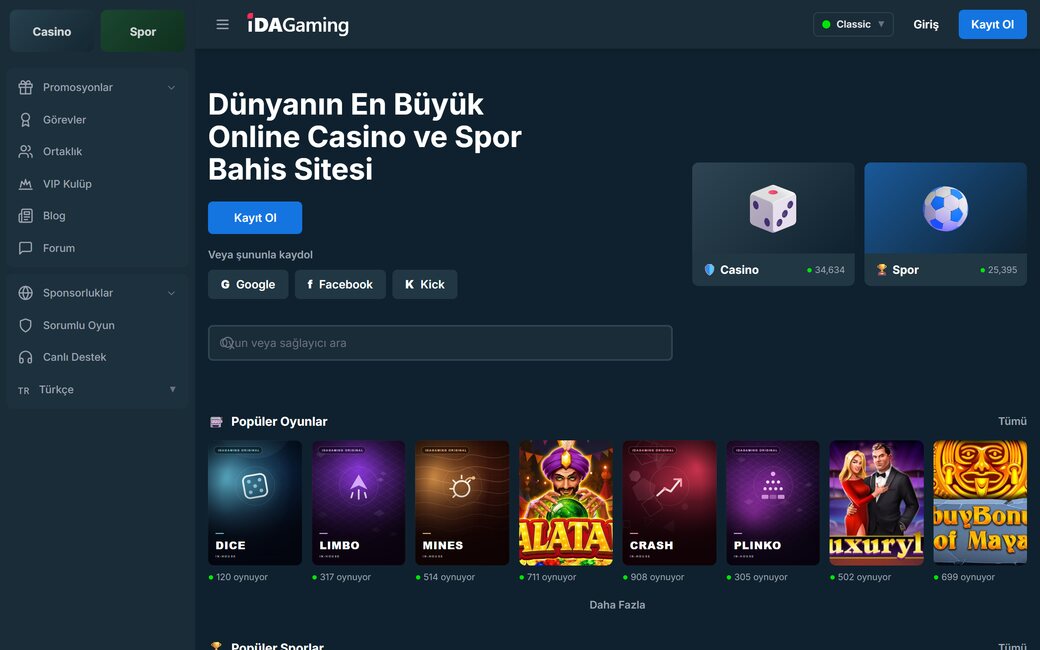 idaGaming — Classic